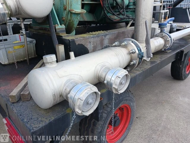 Pomp aggregaat met een volvo penta 6 cilindermotor, ca. 350pk, capaciteit ca. 8000 liter per minuut - afbeelding 13 van  31