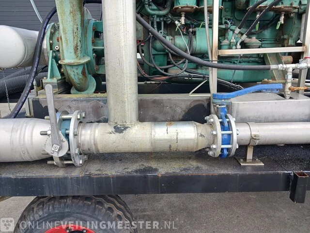 Pomp aggregaat met een volvo penta 6 cilindermotor, ca. 350pk, capaciteit ca. 8000 liter per minuut - afbeelding 14 van  31