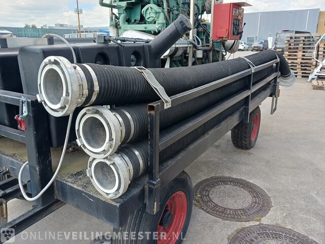 Pomp aggregaat met een volvo penta 6 cilindermotor, ca. 350pk, capaciteit ca. 8000 liter per minuut - afbeelding 19 van  31