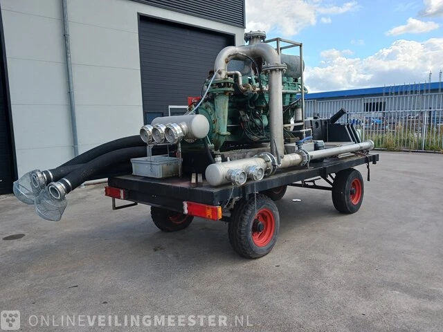 Pomp aggregaat met een volvo penta 6 cilindermotor, ca. 350pk, capaciteit ca. 8000 liter per minuut - afbeelding 23 van  31