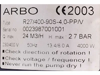 Pompunit - arbo - r27/400-90s-4.0-pp/v - afbeelding 8 van  9