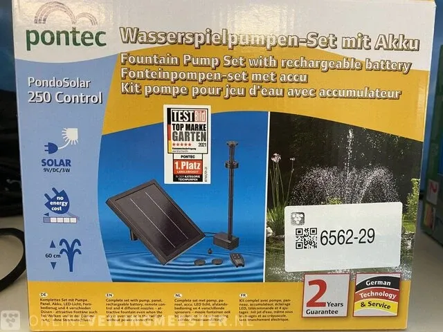 Pondo solar 250 control pontec, 250 - afbeelding 1 van  1