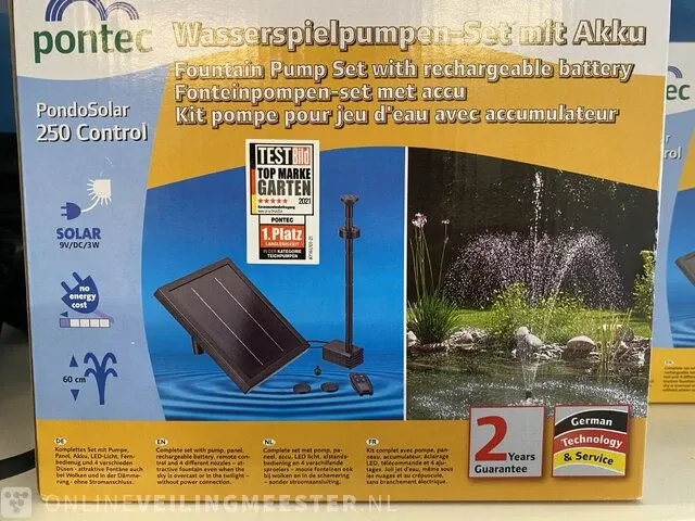 Pondo solar 250 control pontec, 250 - afbeelding 1 van  2