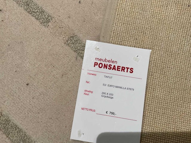 Ponsaerts manilla vloerkleed - afbeelding 8 van  8