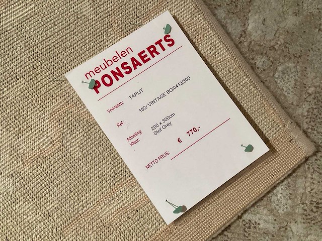 Ponsaerts vintage vloerkleed - afbeelding 8 van  16
