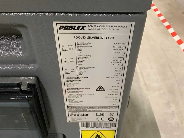 Poolex silverline full inverter zwembad warmtepomp - afbeelding 6 van  8
