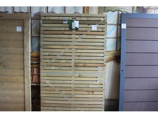 Poort hillhout elan. afmeting 99 x 180 cm. - afbeelding 1 van  4