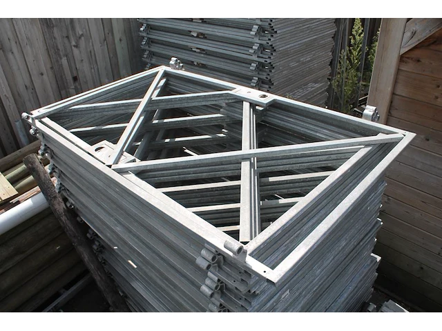 Poortframe v.v. slotkom 90 x 155 cm. - afbeelding 2 van  2