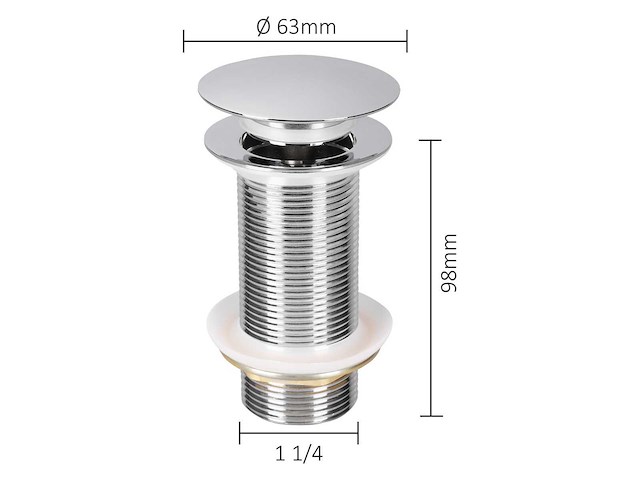 Pop up drain - vonato - altura - inbouw - afbeelding 2 van  4