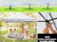 Pop-up party-tent 3x3 wit - afbeelding 2 van  4