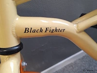 Popal kinderfiets | model black fighter | kleur beige | maat 12 inch - afbeelding 3 van  5