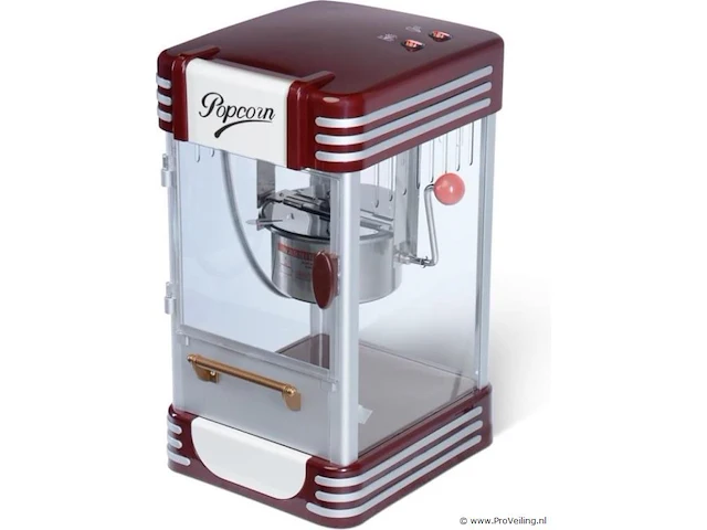 Popcorn machine retro - 28 x 24 x 45 cm - 60 l/h - afbeelding 7 van  12