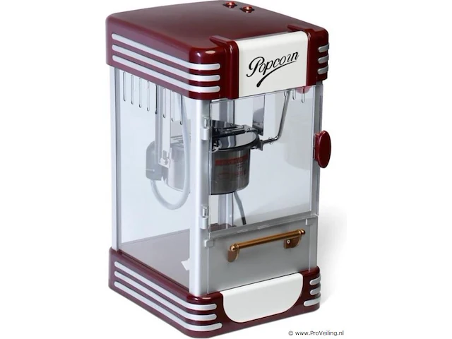 Popcorn machine retro - 28 x 24 x 45 cm - 60 l/h - afbeelding 10 van  12