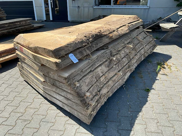 Populier schaaldeel oven gedroogd (80mm) (7x) - afbeelding 1 van  6