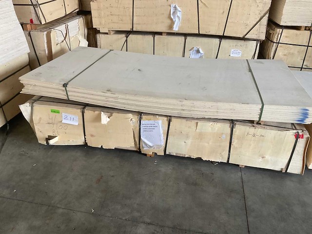 Populieren - multiplexplaat gegrond 250x122x1,2 cm (50x) - afbeelding 1 van  6