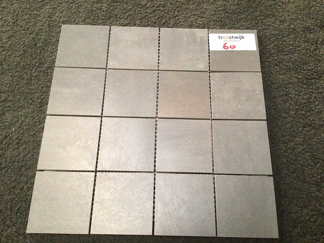 Porcelaingres radical shabby grey mat mozaïektegel 30x30 cm 7,92 m² - afbeelding 2 van  4