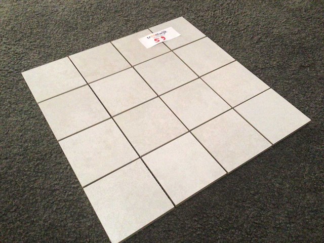 Porcelaingres radical shabby white mat mozaïektegel 30x30 cm 10,91 m² - afbeelding 3 van  5