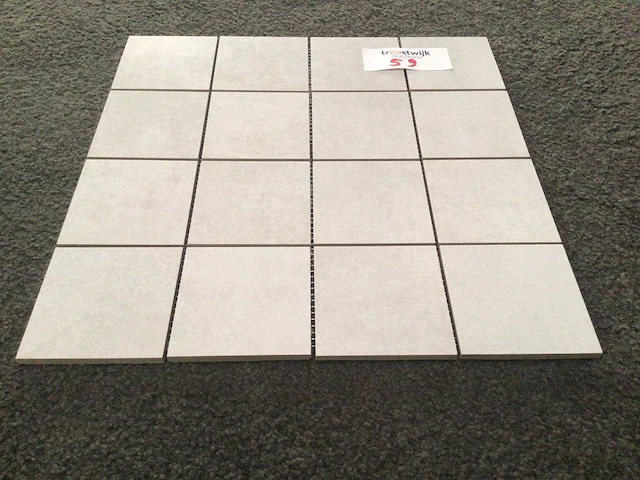 Porcelaingres radical shabby white mat mozaïektegel 30x30 cm 10,91 m² - afbeelding 4 van  5