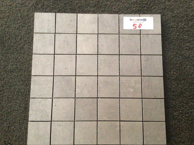 Porcelaingres urban grey mat mozaïektegel 30x30 cm 10,91 m² - afbeelding 2 van  4