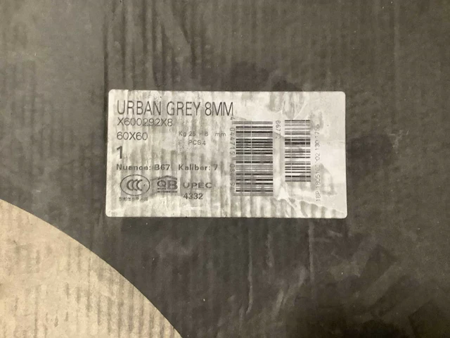 Porcelaingres urban vloertegel 60x60cm (18,72m2) - afbeelding 2 van  5