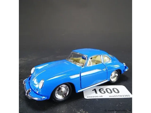 Porsche 356 b carrera 2 blauw - afbeelding 1 van  5