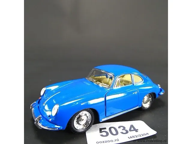 Porsche 356 b carrera 2 blauw - afbeelding 1 van  5