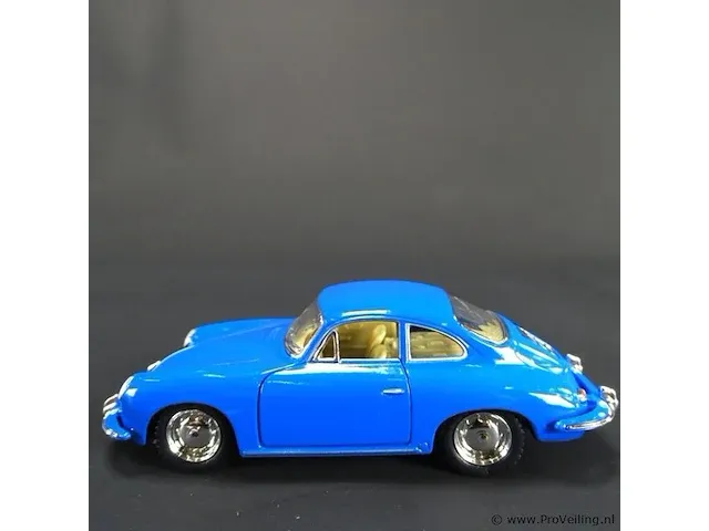 Porsche 356 b carrera 2 blauw - afbeelding 2 van  5