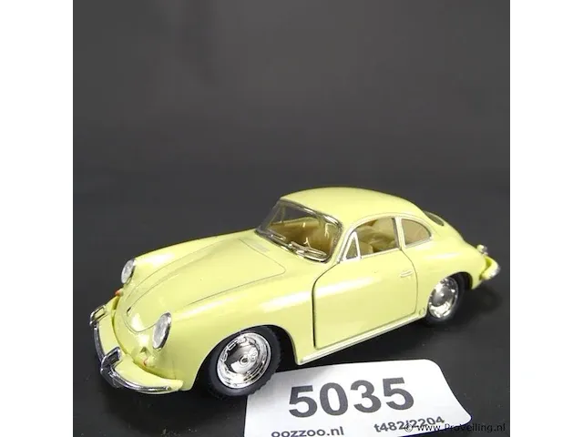 Porsche 356 b carrera 2 geel - afbeelding 1 van  5