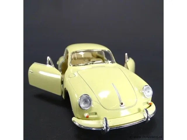 Porsche 356 b carrera 2 geel - afbeelding 4 van  5