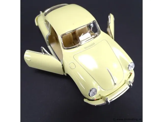 Porsche 356 b carrera 2 geel - afbeelding 5 van  5