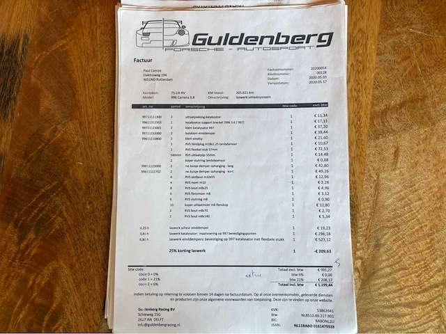 Porsche 911 3.8 coupé carrera 1998 gt3 specificaties - afbeelding 67 van  102