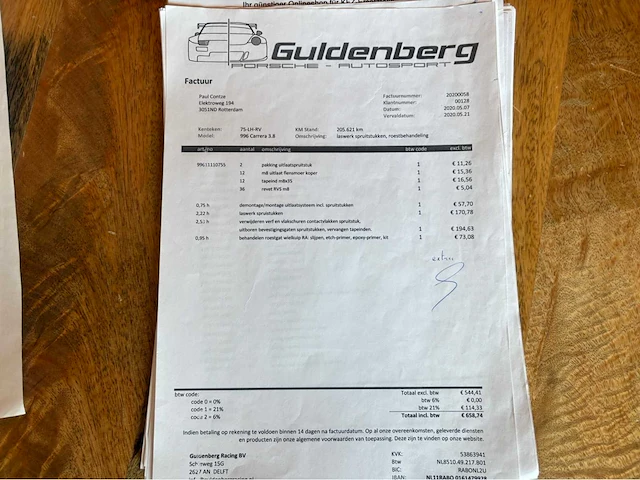 Porsche 911 3.8 coupé carrera 1998 gt3 specificaties - afbeelding 71 van  102