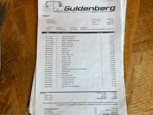 Porsche 911 3.8 coupé carrera 1998 gt3 specificaties - afbeelding 72 van  102