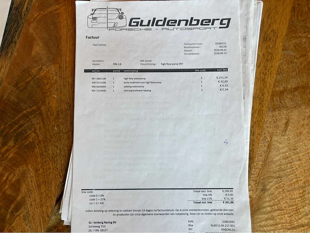 Porsche 911 3.8 coupé carrera 1998 gt3 specificaties - afbeelding 75 van  102