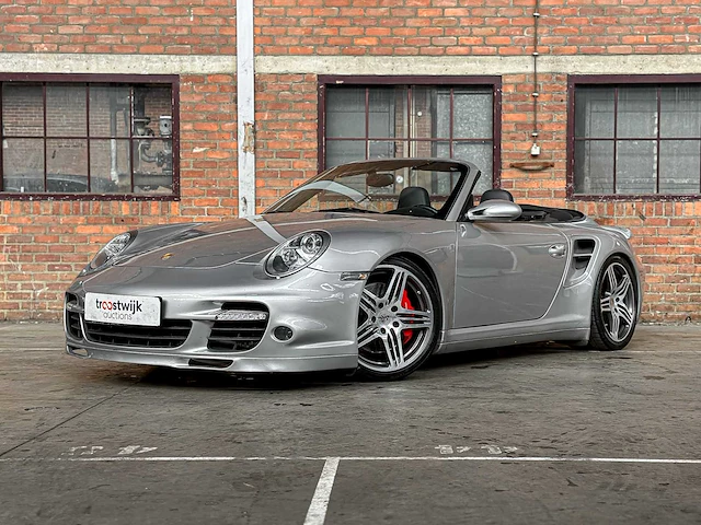 Porsche 911 997 turbo cabriolet 3.6 tt handgeschakeld 480pk 2009 - afbeelding 1 van  44