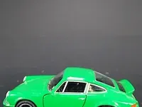 Porsche carrera rs (1973) groen schaal 1:34-39. die-cast metaal schaalmodel. - afbeelding 2 van  5