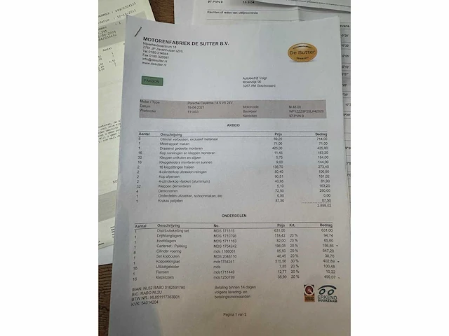 Porsche cayenne 4.5 s 97-pvn-9 - afbeelding 68 van  71