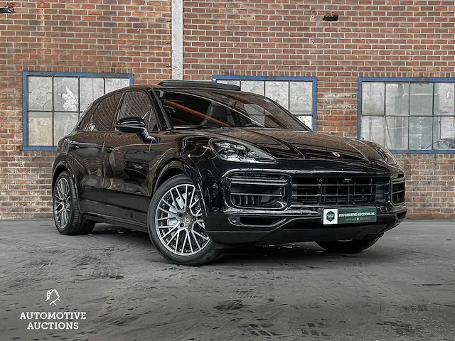 Porsche cayenne turbo 4.0 v8 549pk 2018 sport-chrono -orig. nl-, rr-105-b - afbeelding 2 van  64