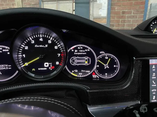 Porsche panamera sport turismo turbo s e-hybrid 4.0 v8 680pk 2018, h-902-pp - afbeelding 38 van  100