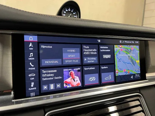 Porsche panamera sport turismo turbo s e-hybrid 4.0 v8 680pk 2018 sport-chrono - afbeelding 32 van  65