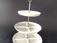 Porseleinen high tea schaal - afbeelding 4 van  5