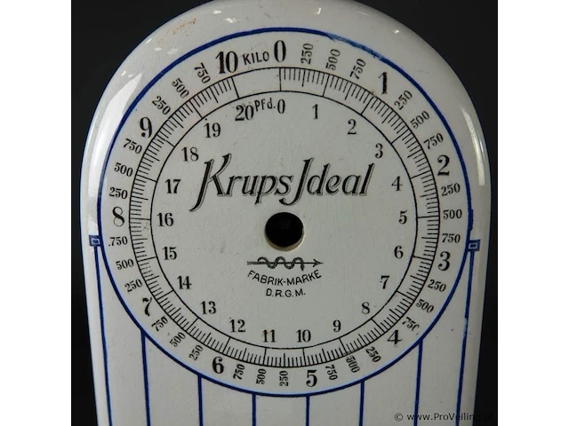 Porseleinen krups ideal keuken weegschaal - afbeelding 3 van  5