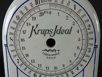 Porseleinen krups ideal keuken weegschaal - afbeelding 3 van  5