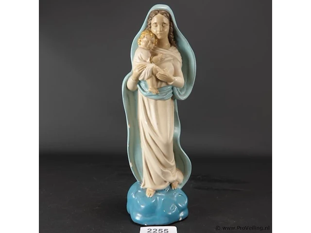 Porseleinen madonna met kind - afbeelding 2 van  5