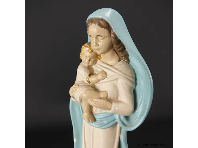 Porseleinen madonna met kind - afbeelding 3 van  5