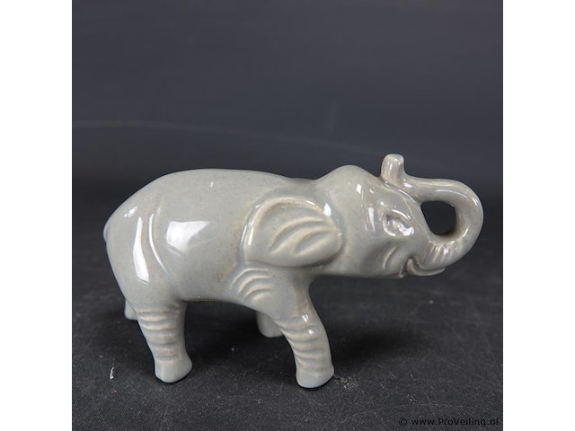 Porseleinen olifant - afbeelding 4 van  5