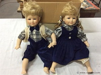 Porseleinen poppen 2stuks - afbeelding 1 van  3