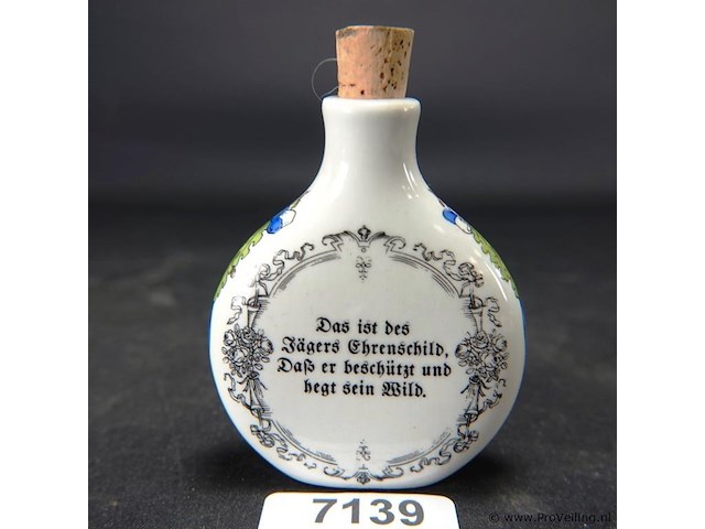 Porseleinen snuffbottle - afbeelding 1 van  3