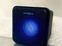 Portable bluetooth speaker, 2 stuks met led verlichting