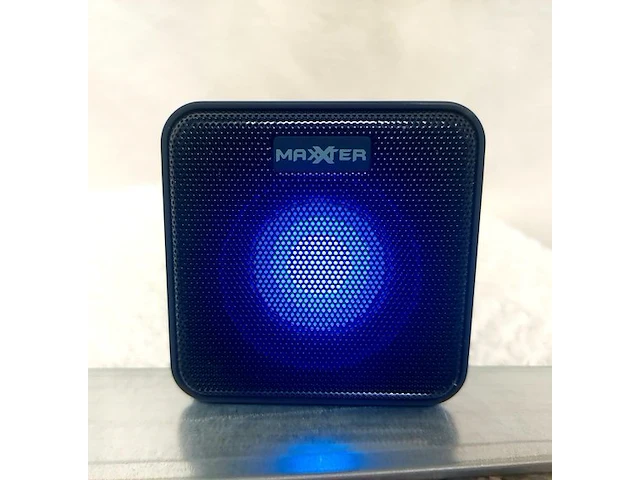 Portable bluetooth speaker, 2 stuks met led verlichting - afbeelding 3 van  5